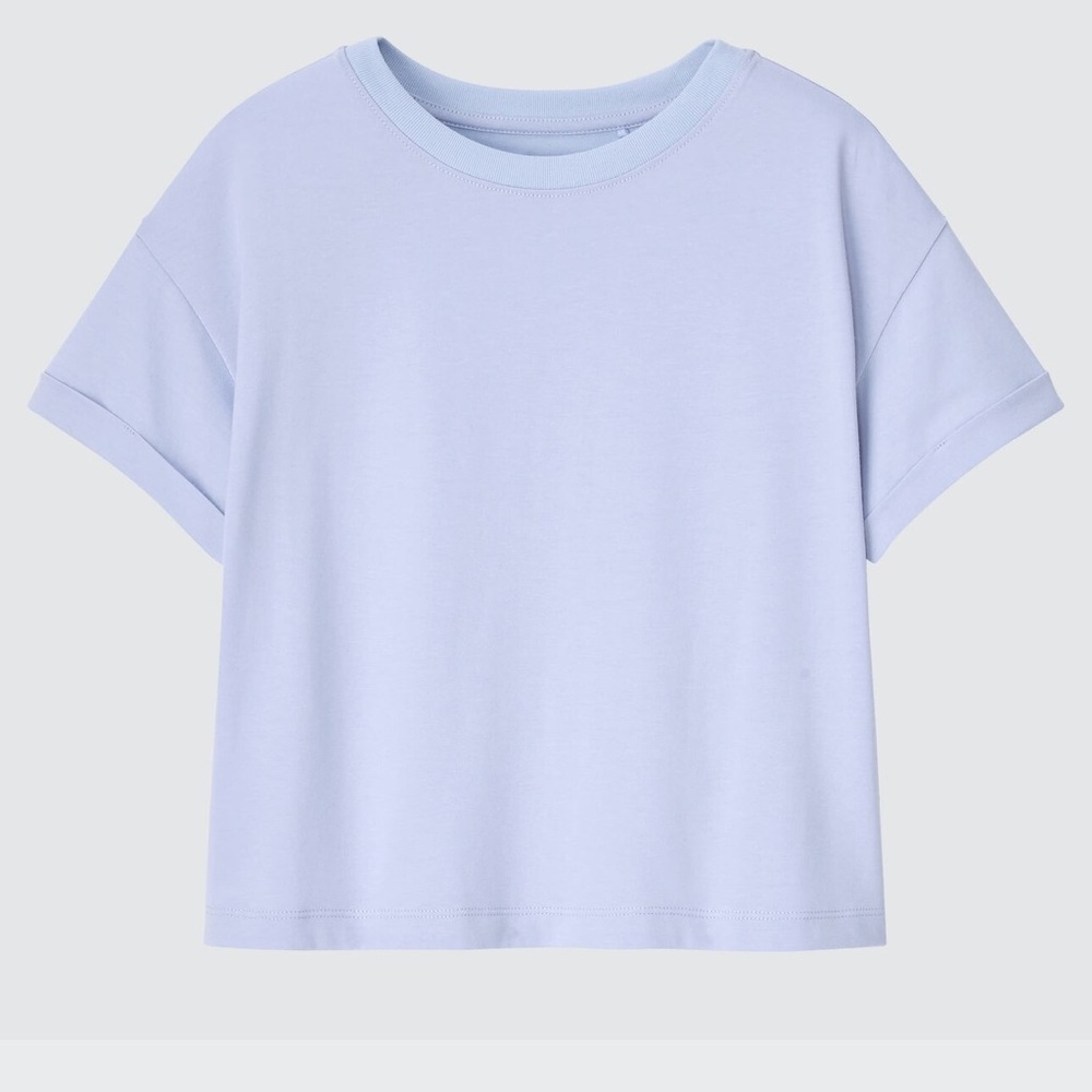 Uniqlo Airism Cotton Cropped T-shirt size kids 13Y(160)